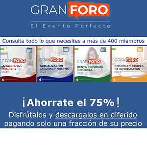 Full Pack Memorias de 4 Eventos Actualización Laboral y Nómina + Actualización Tributaria + Renta Personas Jurídicas + Exógena y Cruces de Información