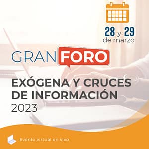 EXÓGENA Y CRUCES DE INFORMACIÓN 2023